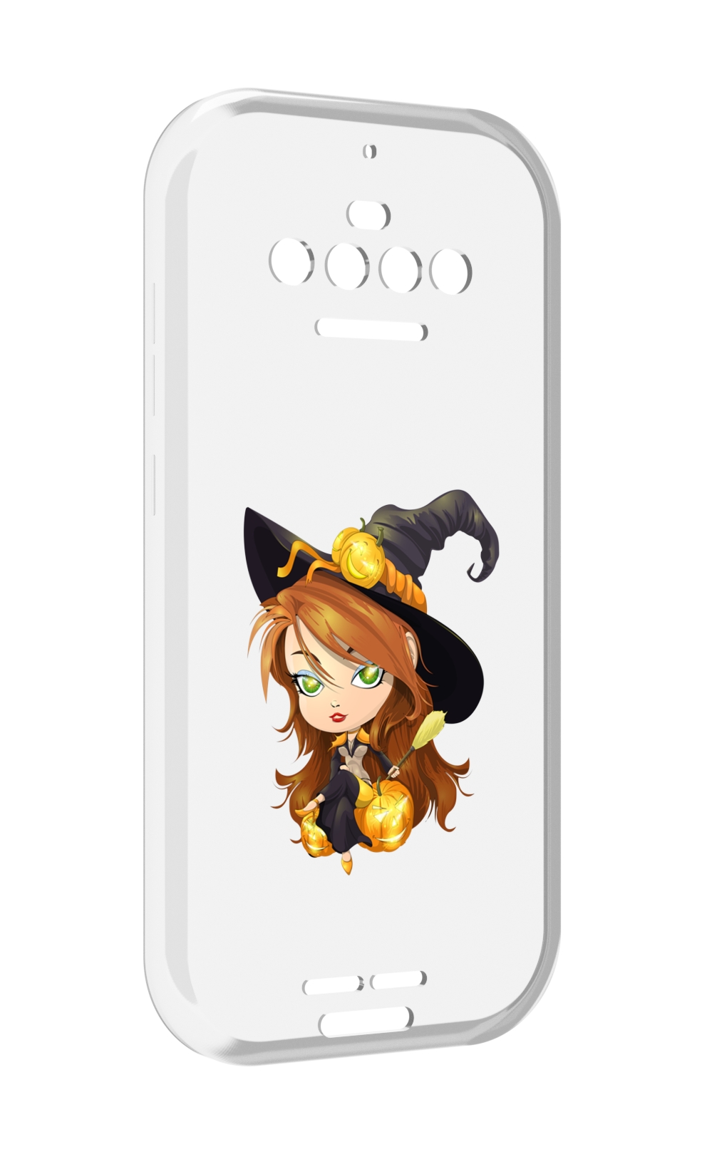 

Чехол MyPads Ведьмочка для Oukitel F150 R2022, Прозрачный, Tocco