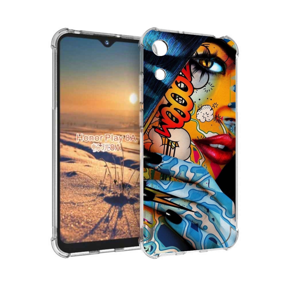 

Чехол бампер MyPads девушка разрисованная краскам иженский для H, Прозрачный, Tocco