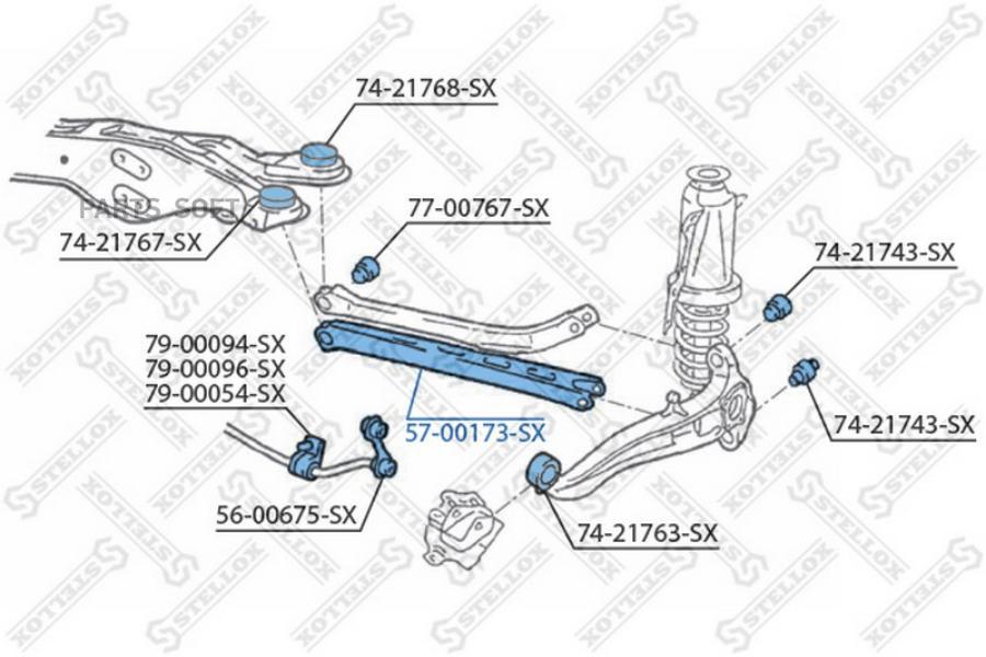 

Рычаг подвески Stellox 5700173SX