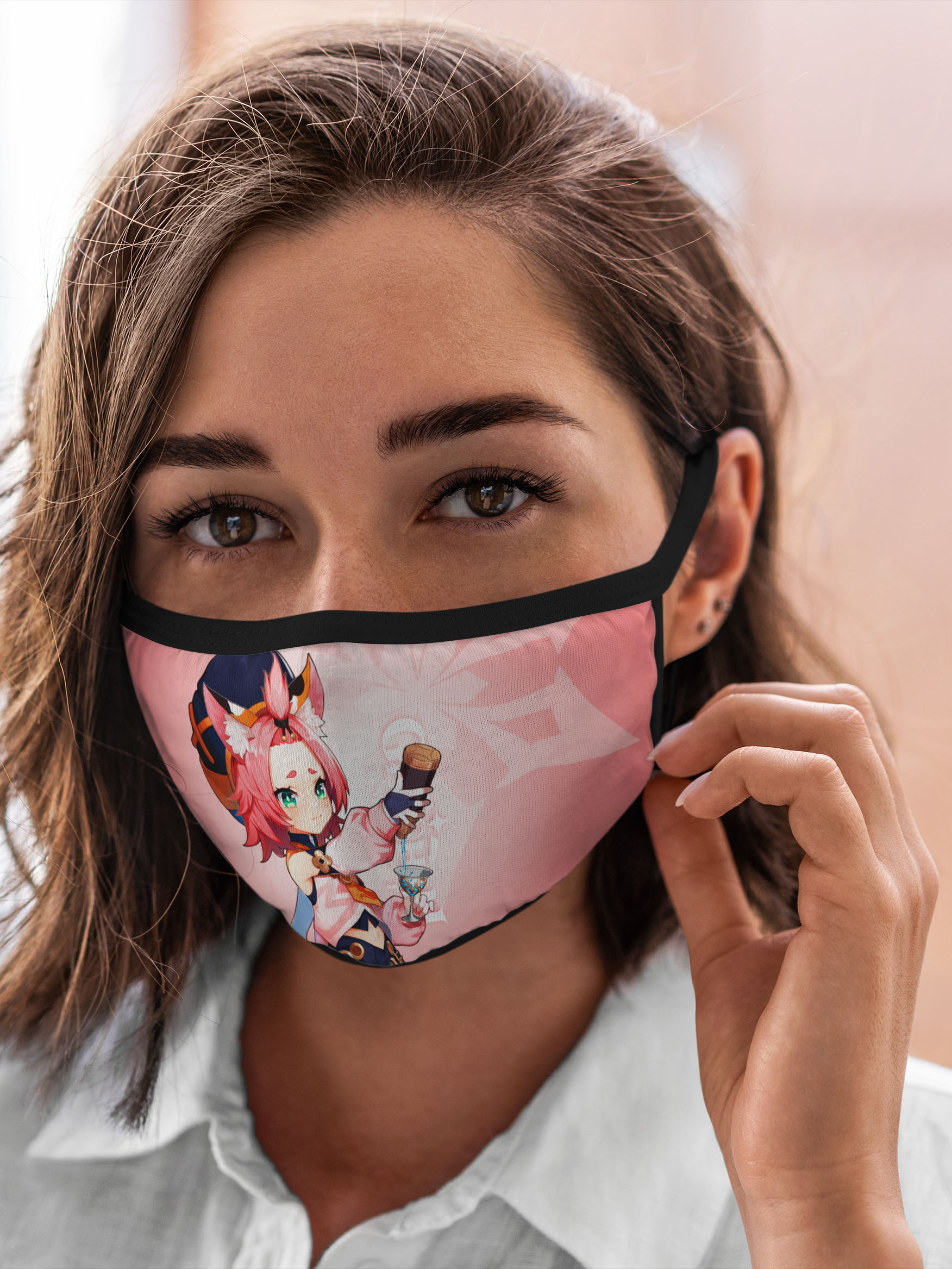 

Многоразовая маска унисекс Burnettie Genshin Impact Диона, Разноцветный, Genshin Impact Диона