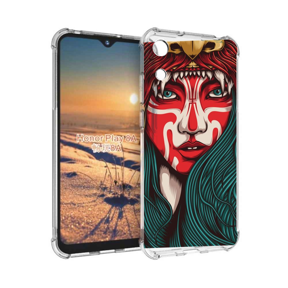 

Чехол бампер MyPads девушка-в-маскировке для Honor 8A, Прозрачный, Tocco