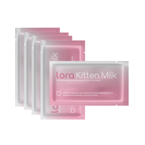 

Сухая молочная смесь для кошек Lora Kitten Milk, в паучах, 5 шт по 30 г