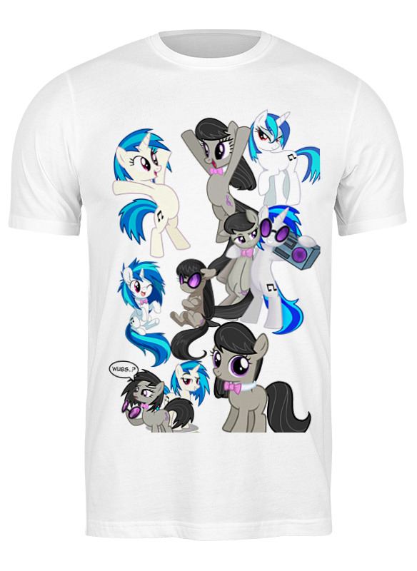 

Футболка мужская Printio Octavia and vinyl белая XL, Белый, Octavia and vinyl