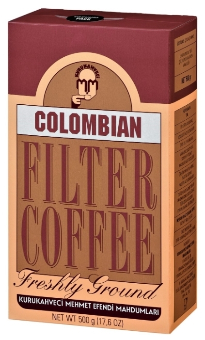 Кофе молотый Kurukahveci Mehmet Efendi Colombian Filtre 250 г