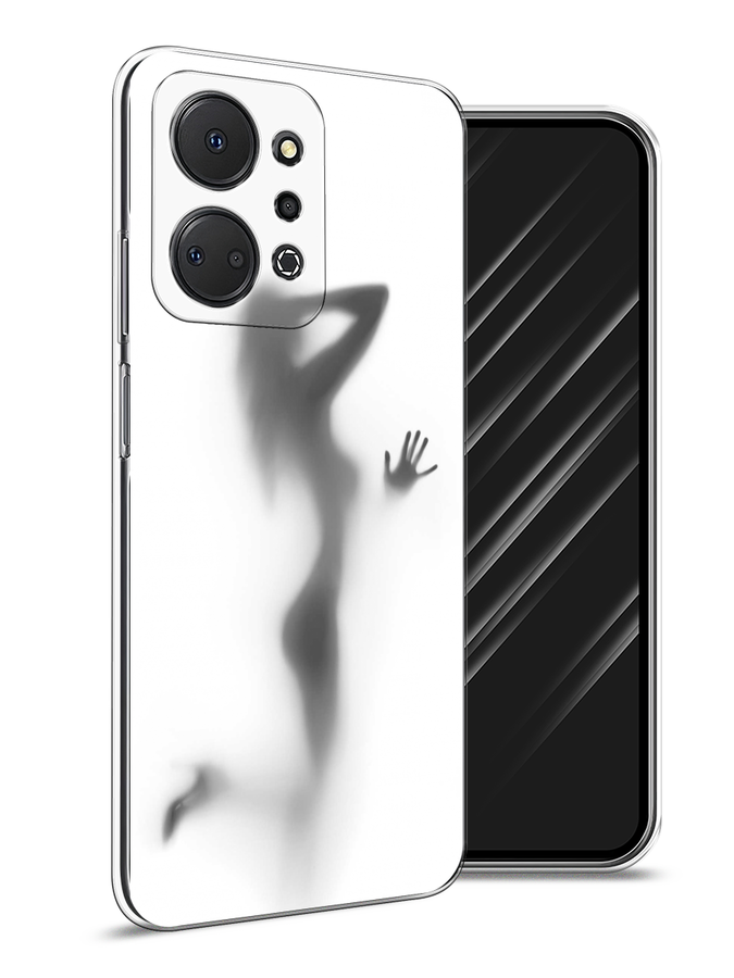 

Чехол Awog на Honor X7A "Стекло в душе", Белый;серый;черный, 6120650-7