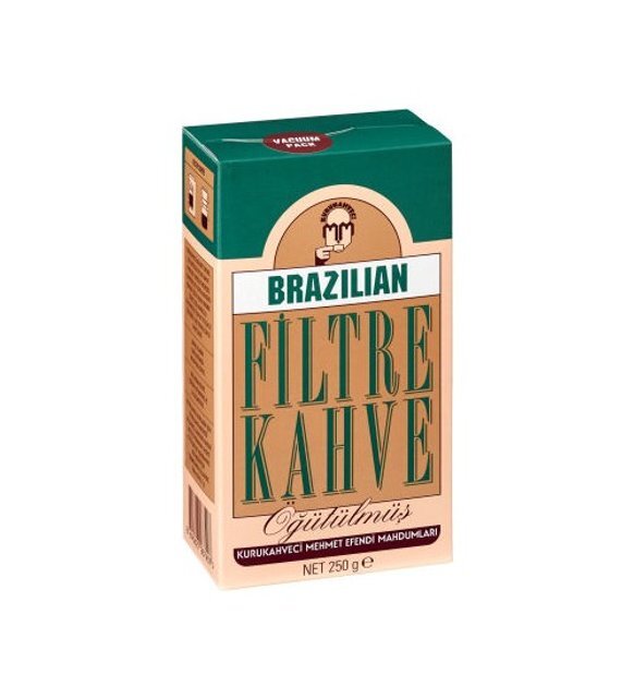 Кофе молотый Kurukahveci Mehmet Efendi Brazilian Filtre 250 г