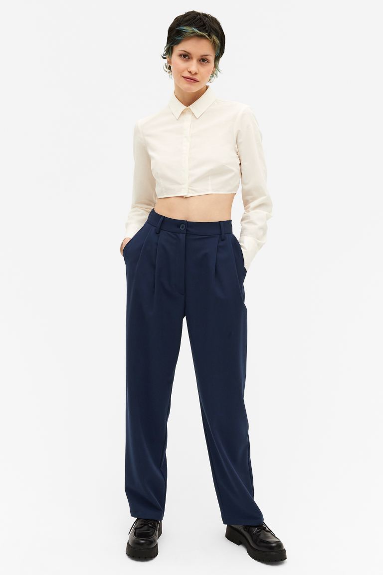 

Брюки женские Monki 1000076008 синие 32 (доставка из-за рубежа), 1000076008