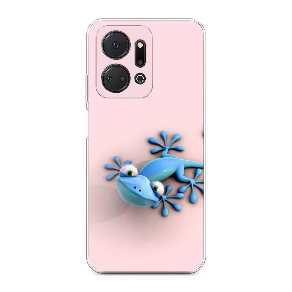 

Чехол Awog на Honor X7A "Голубая ящерка", 6120650-2