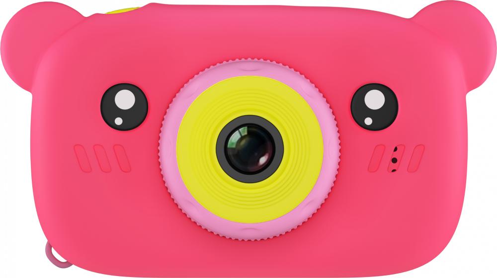 фото Фотоаппарат цифровой компактный gsmin fun camera bear pink