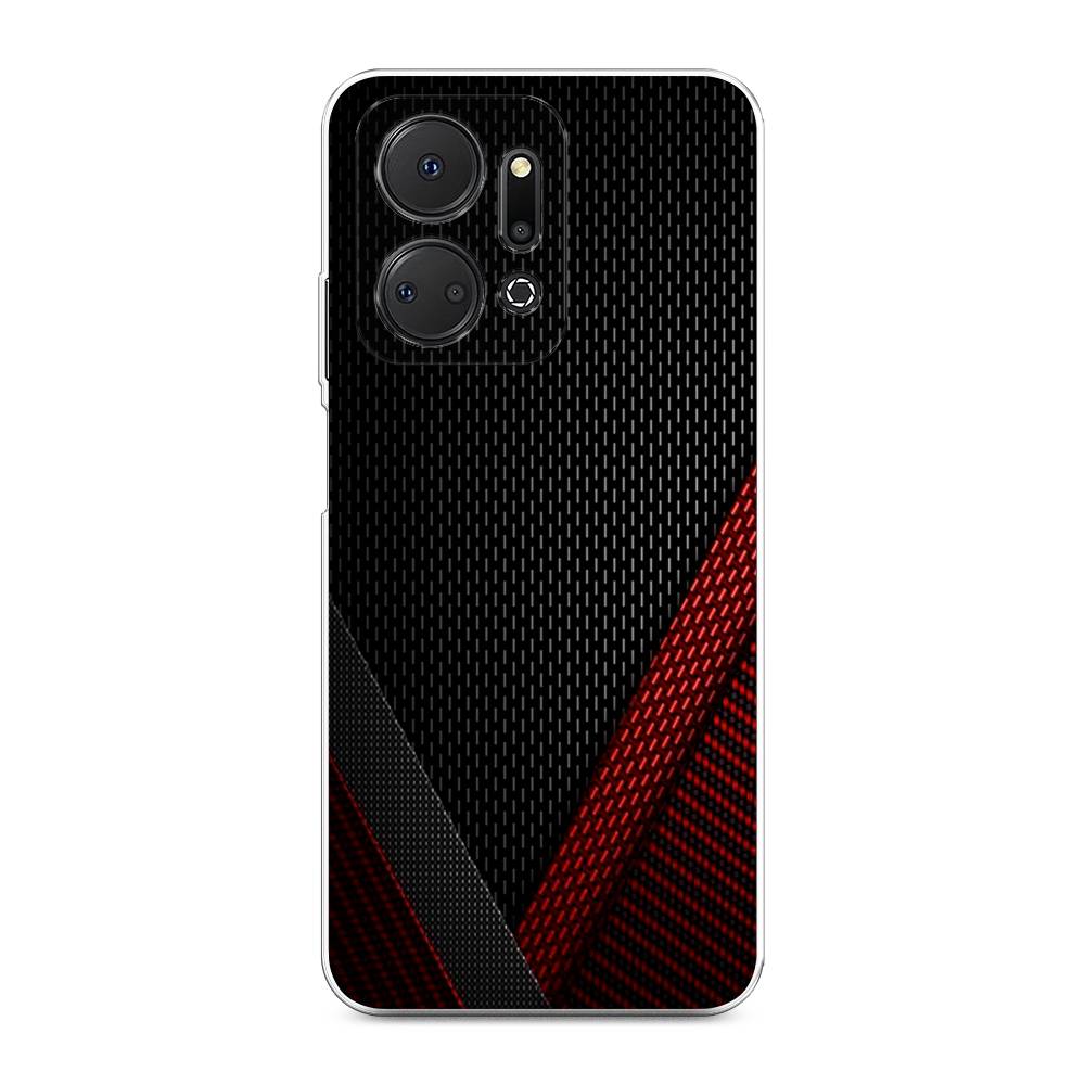 

Чехол Awog на Honor X7A "Красный карбон", Черный;красный, 6120650-3