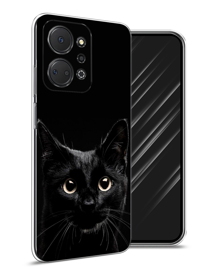 

Чехол Awog на Honor X7A "Добрый кот", Черный, 6120650-1