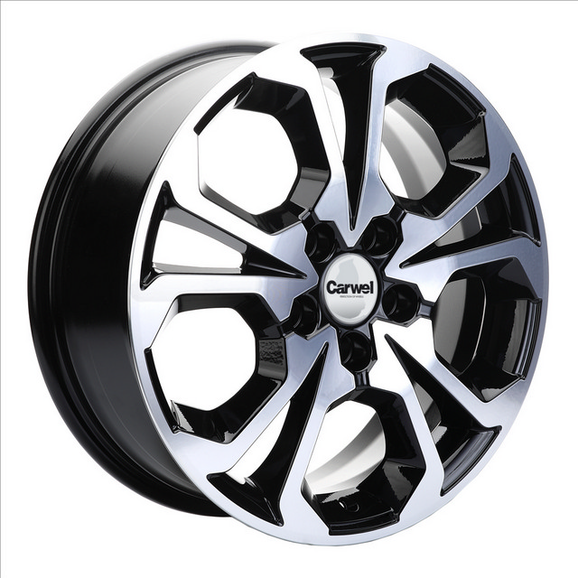

Колесный диск Carwel Шира 1711 (ABT) 6.5xR17 ET45 5*114.3 D54.1, Черный