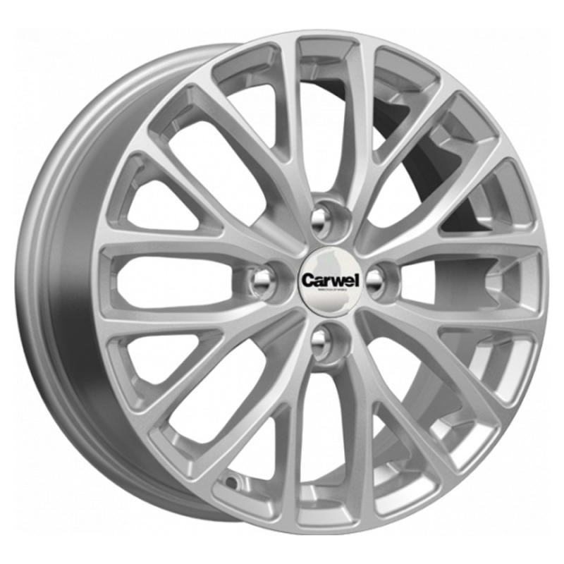 

Колесный диск Carwel Хуко 1506 (SLT) 6xR15 ET36 4*98 D58.5, Серебристый
