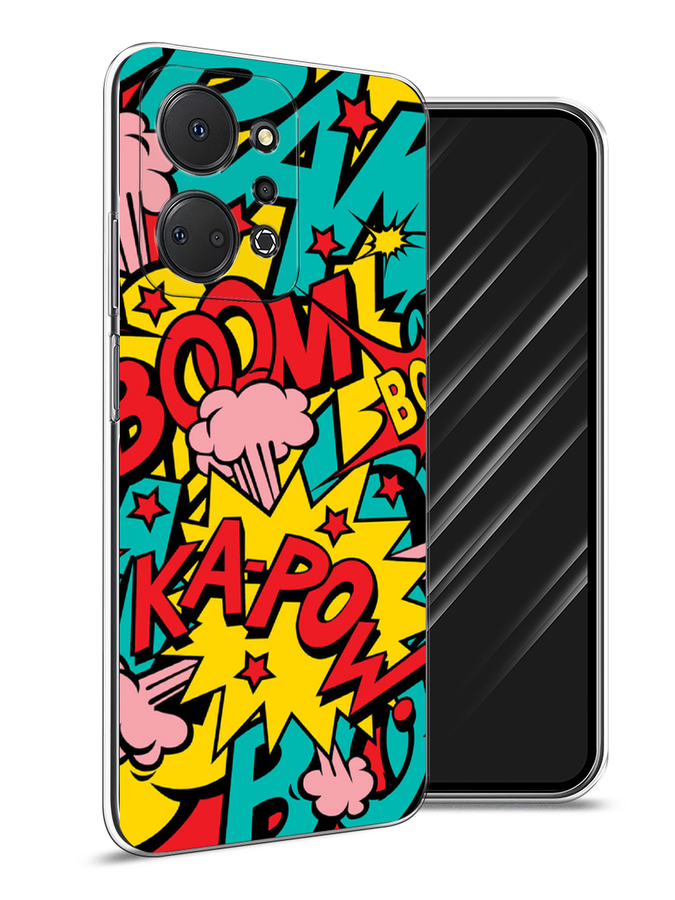 

Чехол Awog на Honor X7A "Постер pop art", Голубой;желтый;красный, 6120650-9