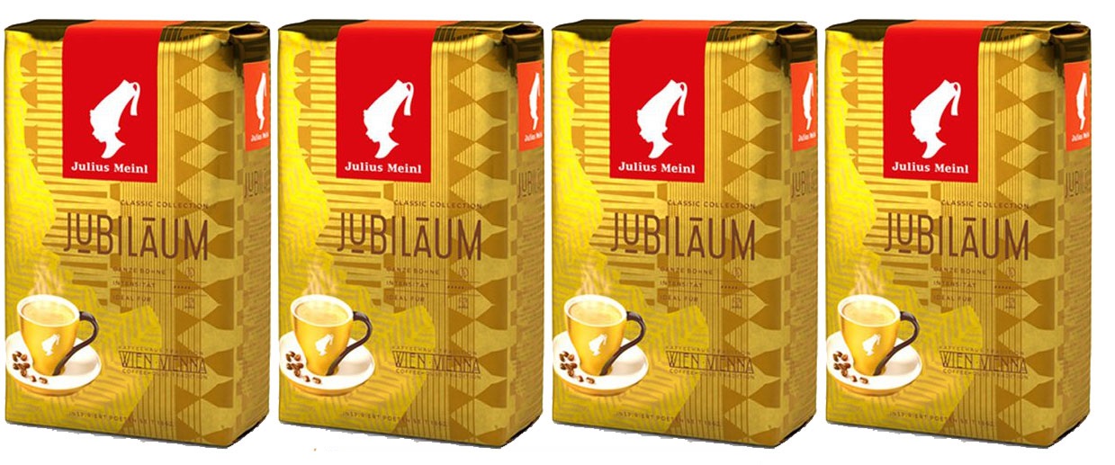 Кофе зерновой Julius Meinl Jubilaum Юбилейный, 500 г х 4 шт