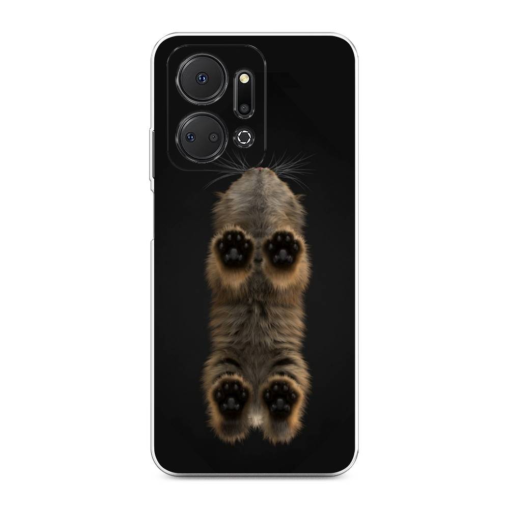 

Чехол Awog на Honor X7A "Кошачьи лапки", Черный, 6120650-1