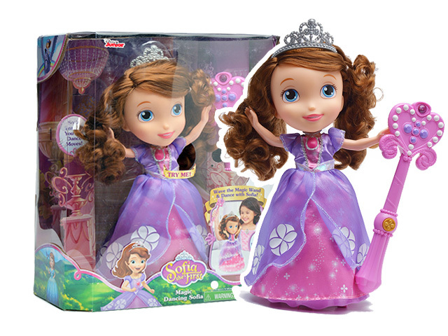 

Кукла Disney София Прекрасная Танец принцессы 33 см, танец, свет, звук 93215