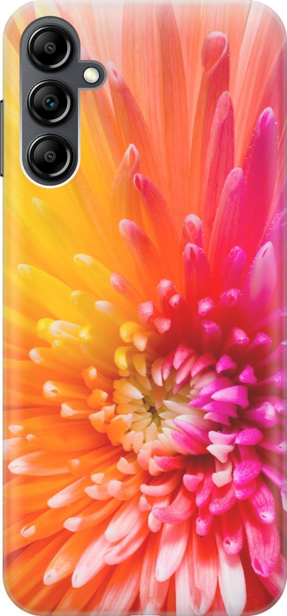 

Силиконовый чехол на Samsung Galaxy A14 "Розовая хризантема", Оранжевый;розовый, 158798