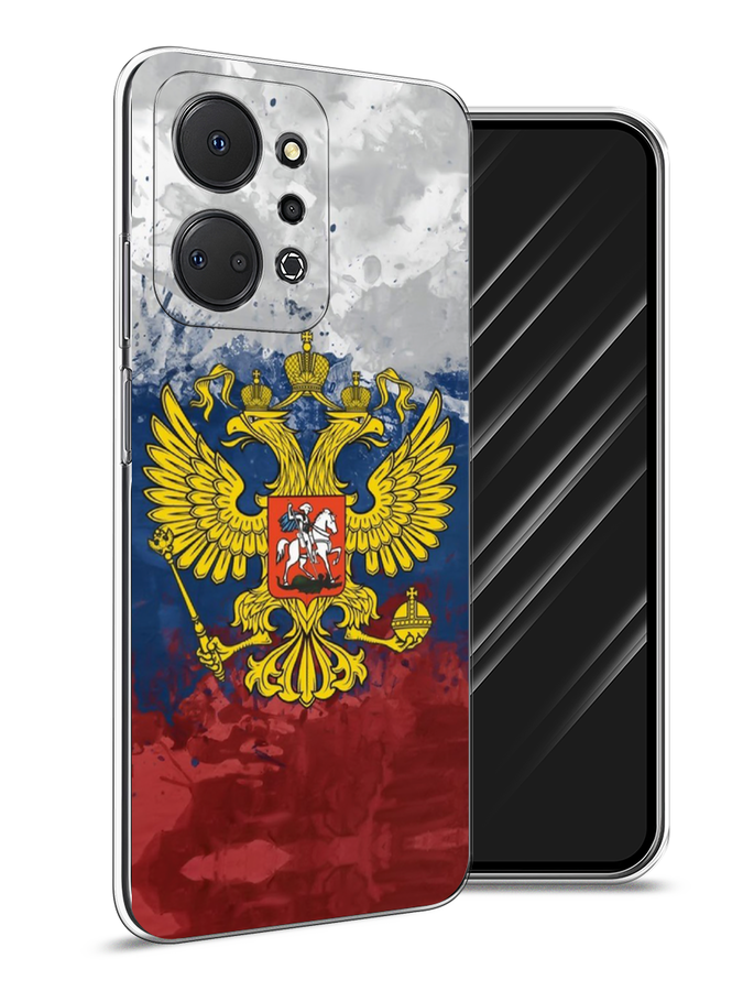 

Чехол Awog на Honor X7A "РФ", Белый;синий;красный, 6120650-5