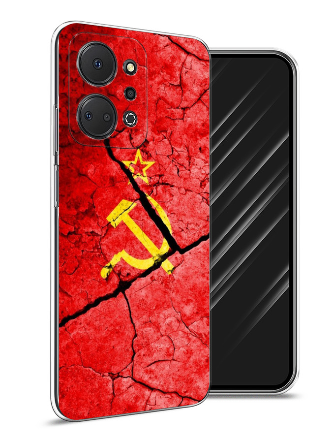 

Чехол Awog на Honor X7A "СССР", Красный;черный;желтый, 6120650-5