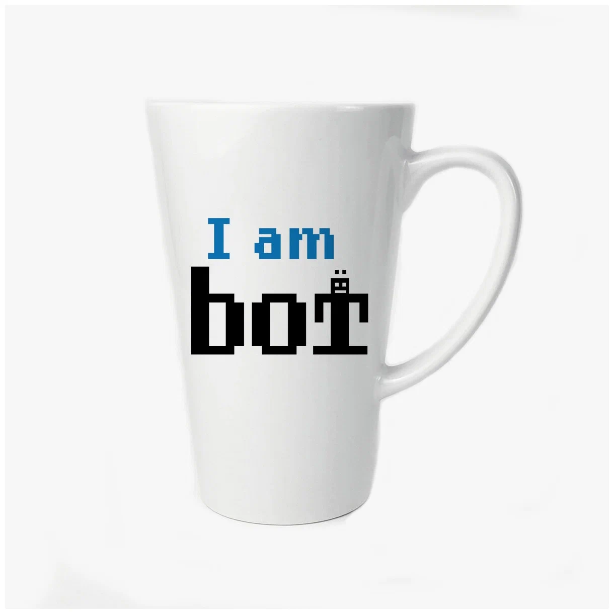 

Конусная кружка CoolPodarok I am bot