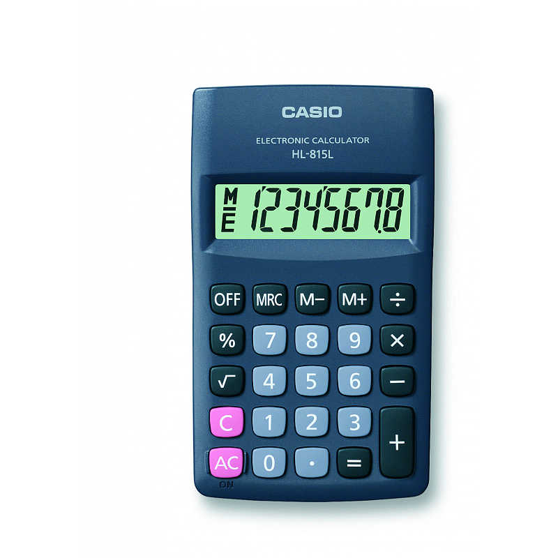 

Калькулятор CASIO HL-815L-BK-S-GP, 8-разрядный, черный