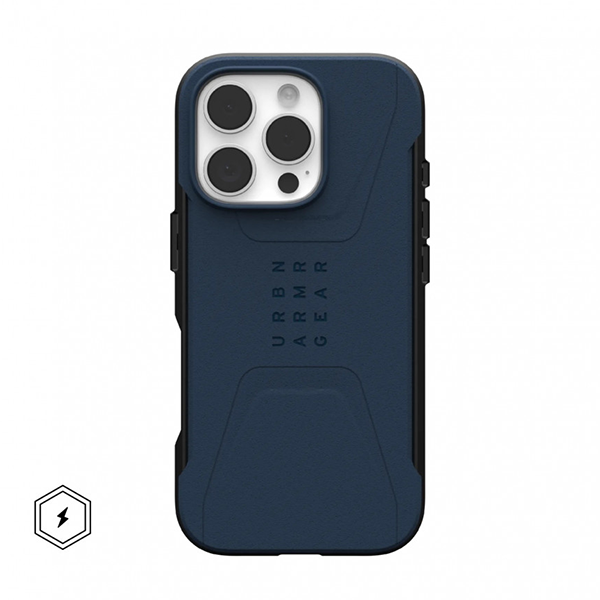 

Чехол UAG Civilian Magsafe для iPhone 16 Pro 6.3" синий (Mallard) 114444115555, Civilian Magsafe