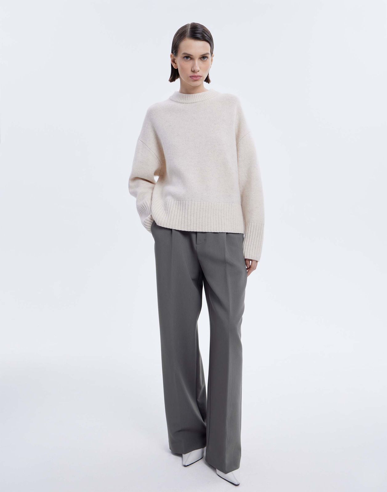 

Брюки женские Gloria Jeans GPT010275 серый 46/170, GPT010275