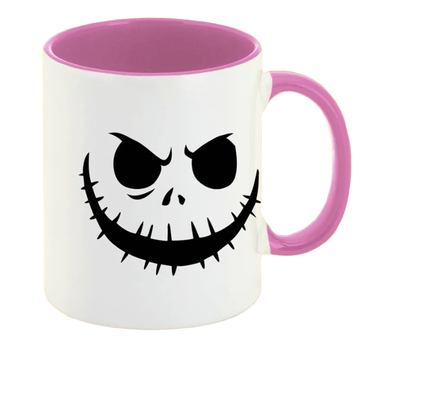 

Кружка CoolPodarok Halloween Джек ЧБ