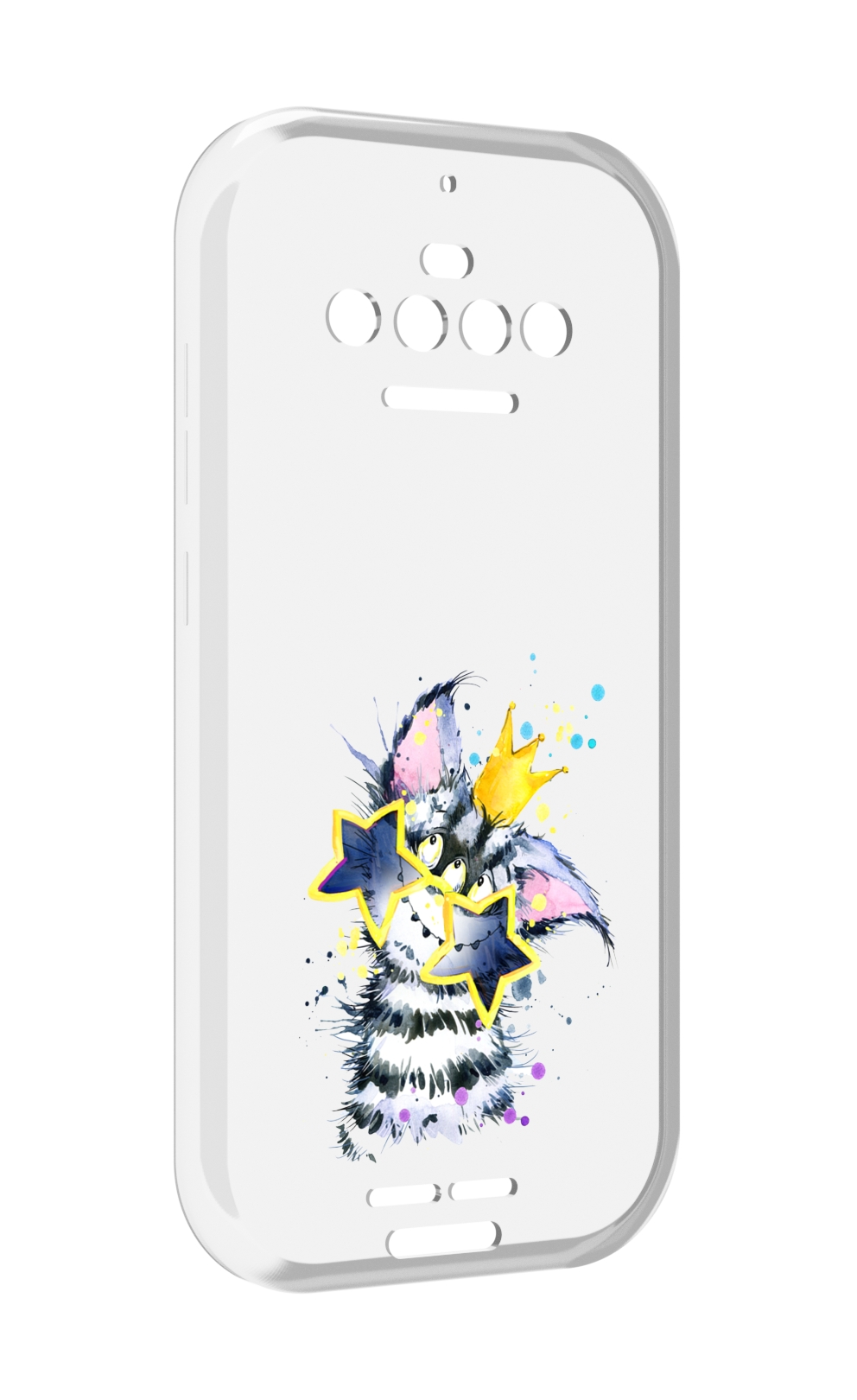 

Чехол MyPads Мартовский Нуся для Oukitel F150 R2022, Прозрачный, Tocco