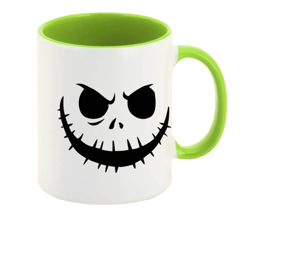 

Кружка CoolPodarok Halloween Джек ЧБ