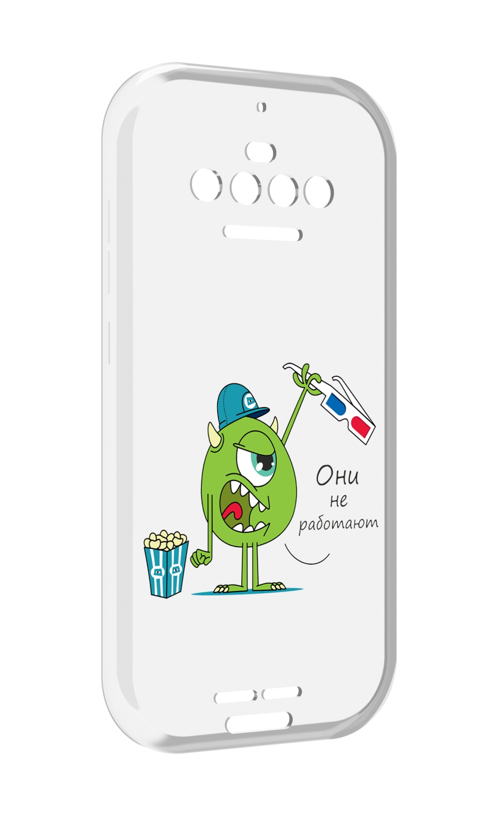 

Чехол MyPads Очки не работают для Oukitel F150 R2022, Прозрачный, Tocco