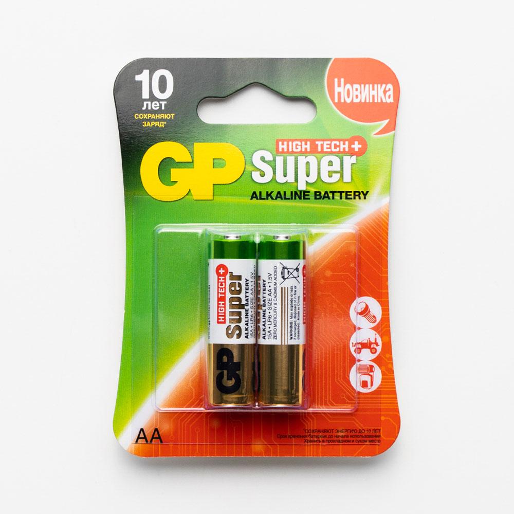 

Батарейки GP Super High Tech, АА, 2 шт.