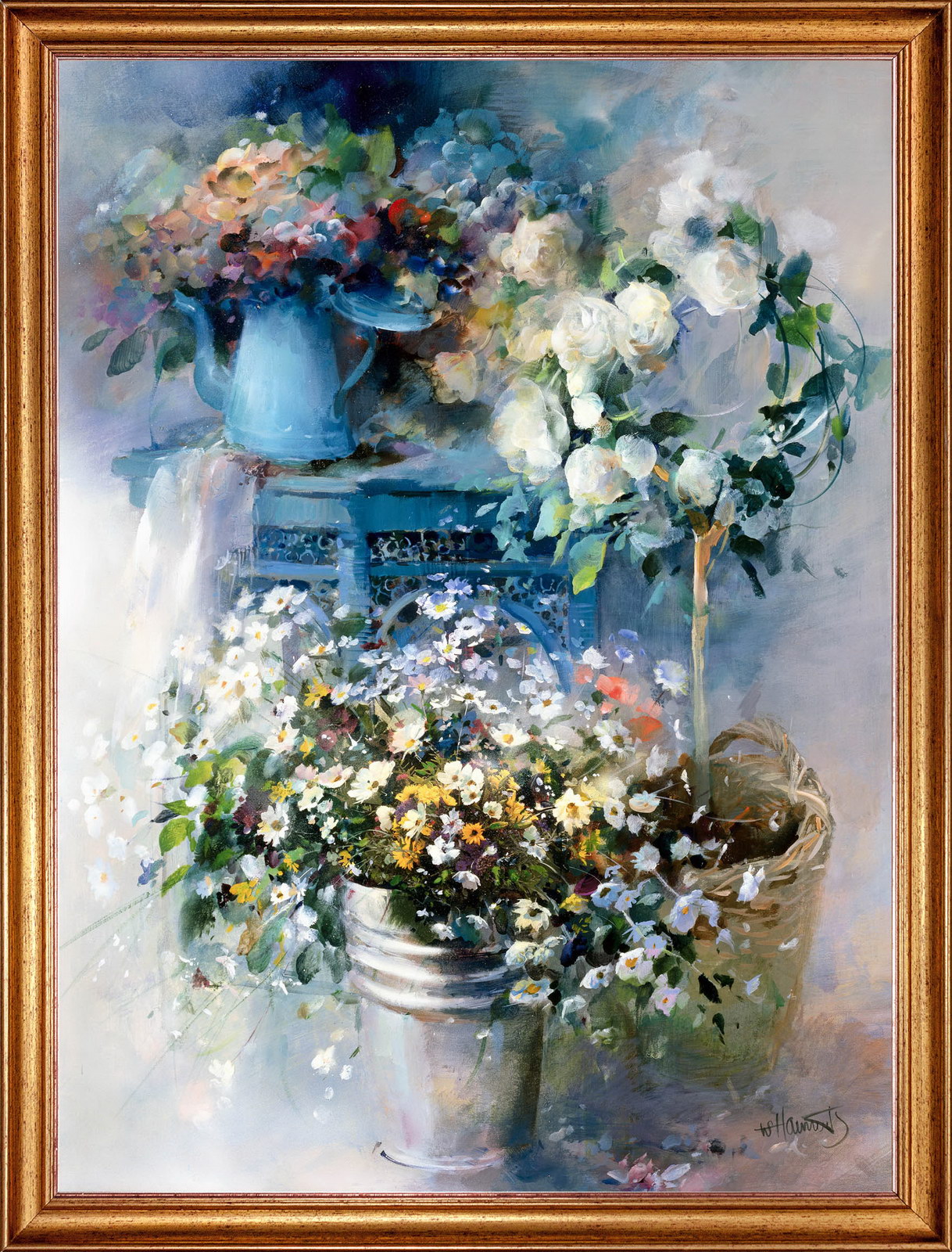 фото Картина на холсте, подарки лета, 80х60 см., willem haenraets, арт. хв-х13 русская коллекция