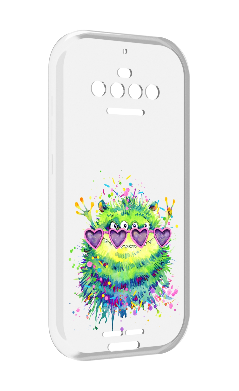 

Чехол MyPads Пушистый персонаж для Oukitel F150 R2022, Прозрачный, Tocco