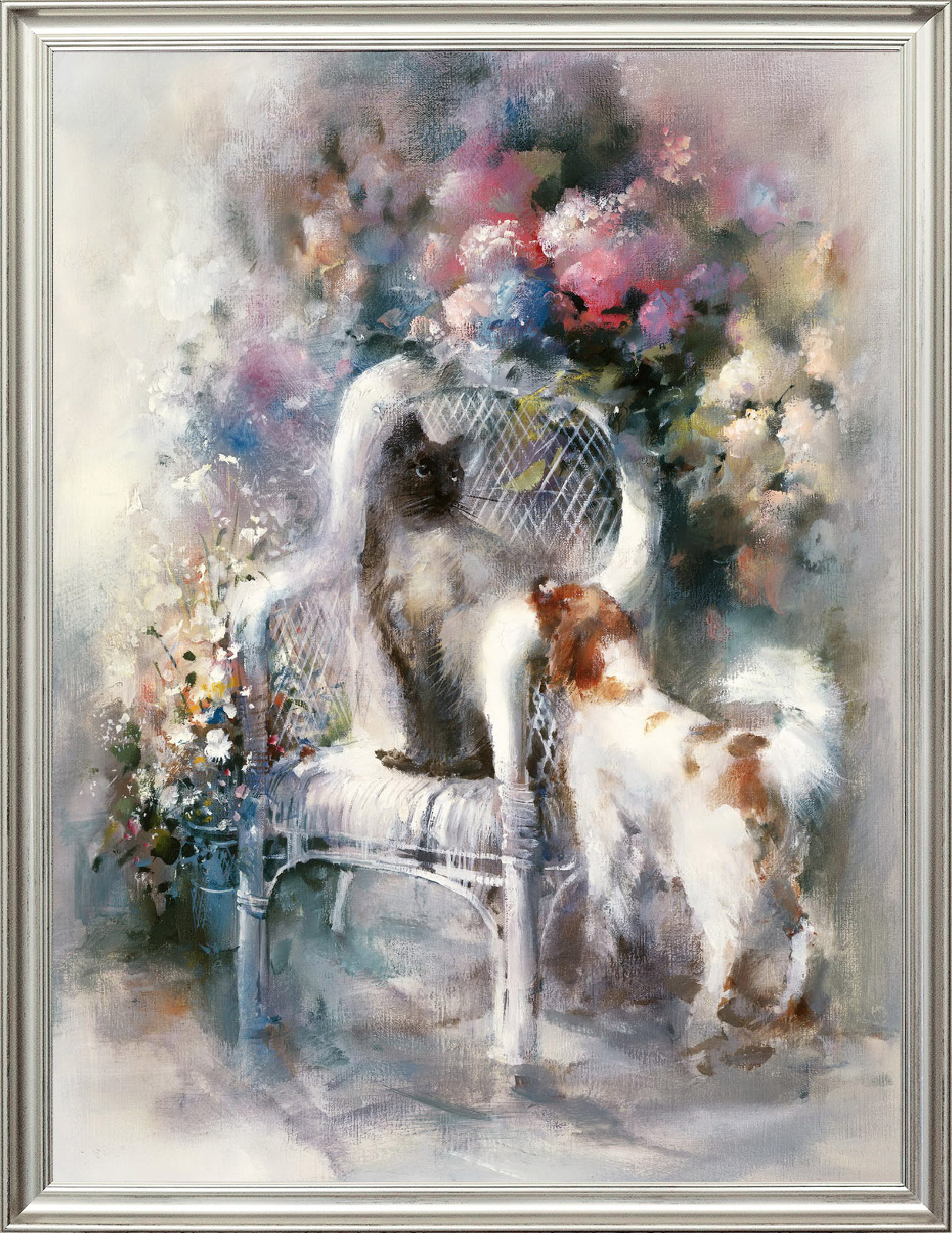 

Картина на холсте Дружба 80х60 см. Willem Haenraets. оформлена в багет Арт. ХВ-х34