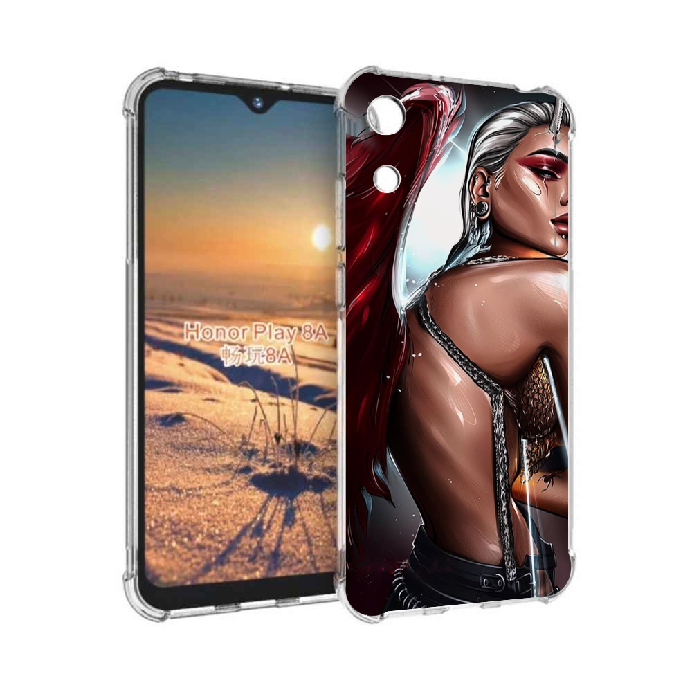 

Чехол бампер MyPads девушка-с-крыльями женский для Honor 8A, Прозрачный, Tocco