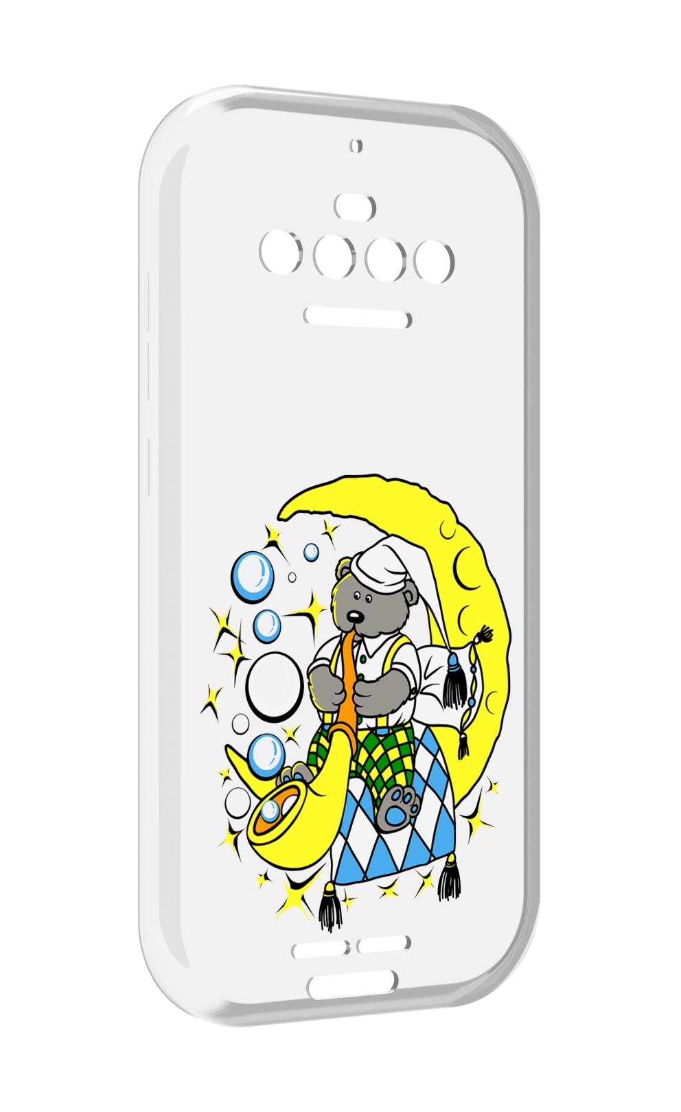 

Чехол MyPads Сырная луна для Oukitel F150 R2022, Прозрачный, Tocco