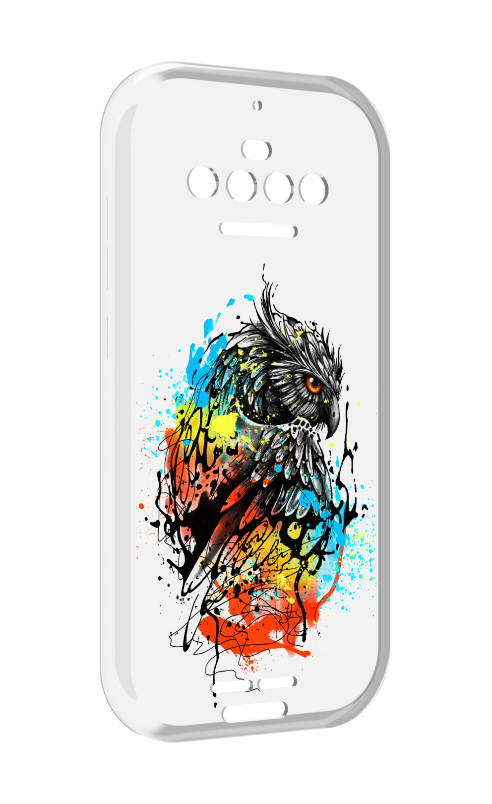 

Чехол MyPads Творческая сова для Oukitel F150 R2022, Прозрачный, Tocco