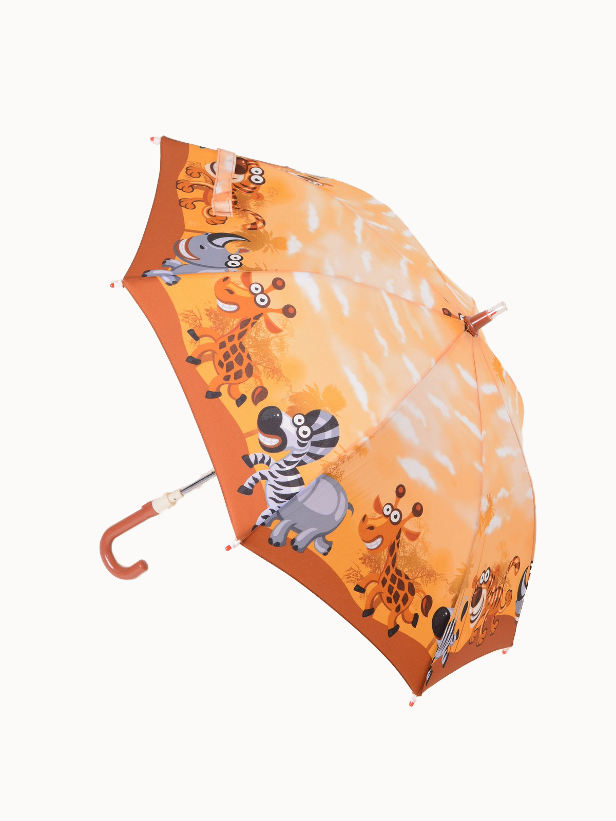 фото Детский зонт zest трость, механический, полиэстер 21551-9048