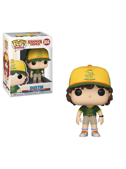 фото Фигурка funko pop! tv stranger things dustin (at camp) (9.5 см)