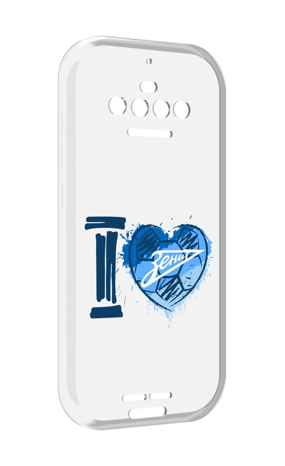 

Чехол MyPads ФК я люблю зенит для Oukitel F150 R2022, Прозрачный, Tocco