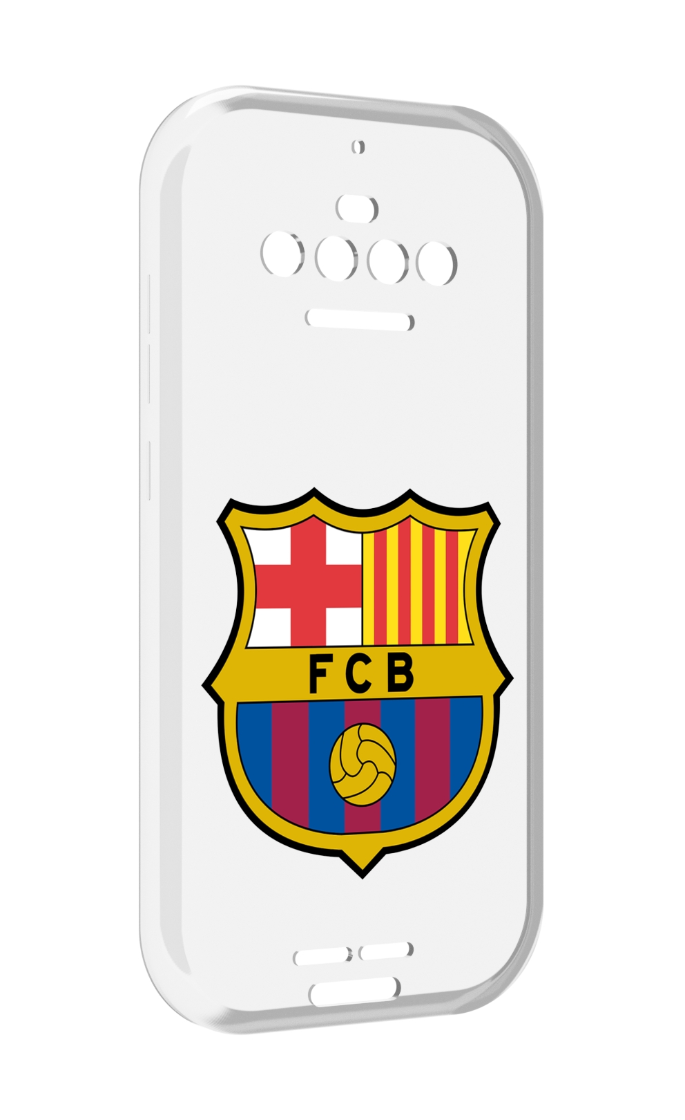 

Чехол MyPads ФК FCB Барселона для Oukitel F150 R2022, Прозрачный, Tocco