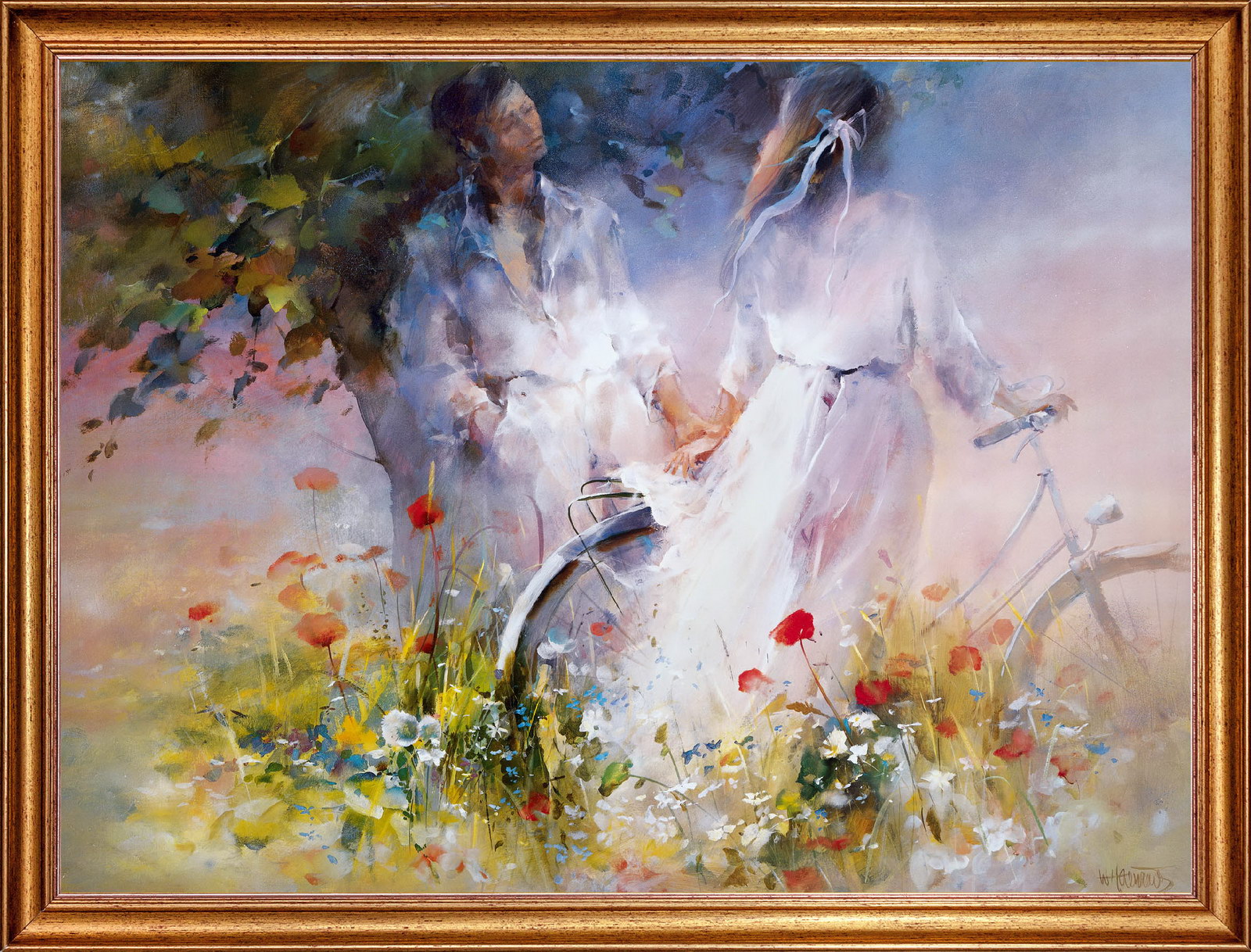 

Картина на холсте Только мы вдвоём 80х60 см. Willem Haenraets. Арт. ХВ-х54