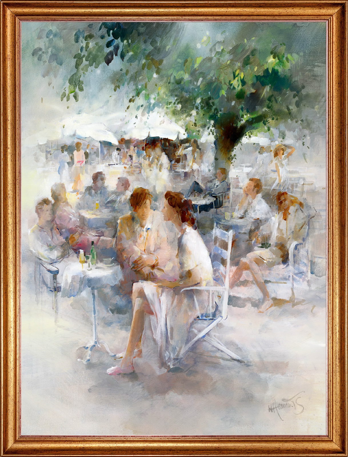 фото Картина на холсте, счастливый час, 80х60 см., willem haenraets. арт. хв-х60 русская коллекция