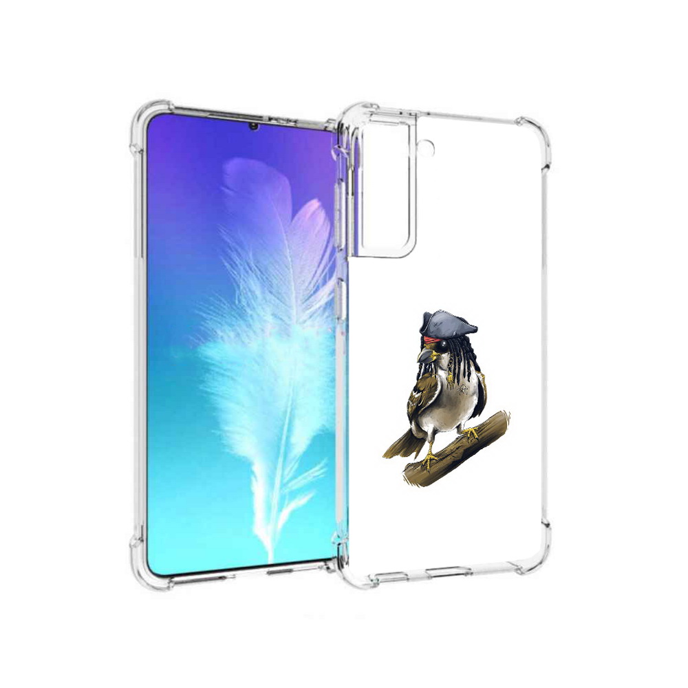 

Чехол MyPads Tocco для Samsung Galaxy S21 Джек воробей (PT157088.510.65), Прозрачный, Tocco
