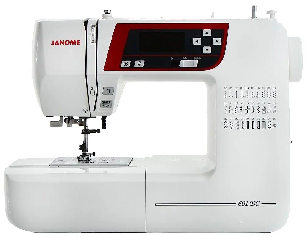 Швейная машина Janome DC 601 белый фетр жесткий 2 мм зелёные джунгли набор 10 листов формат а4
