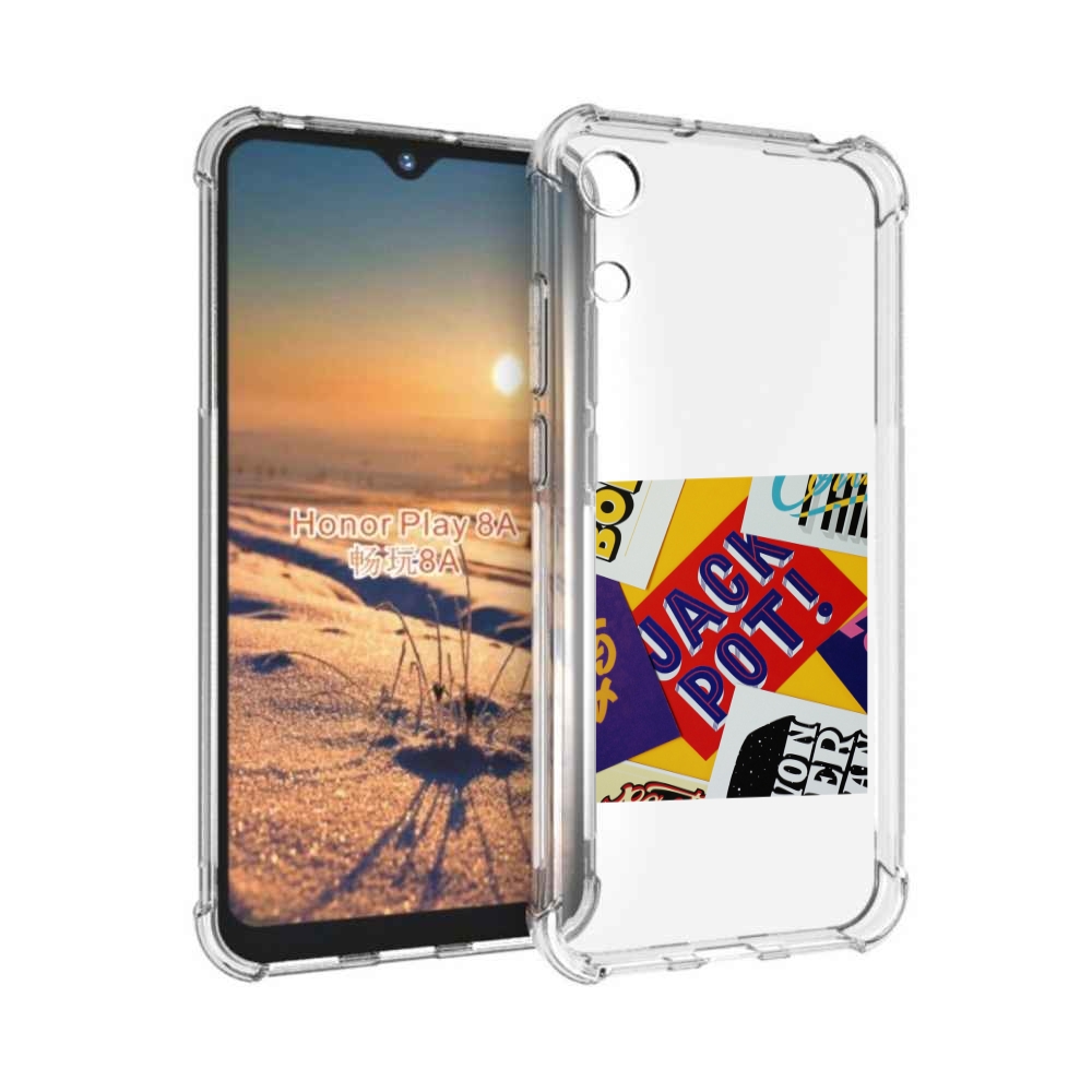 

Чехол бампер MyPads джекпот для Honor 8A, Прозрачный, Tocco