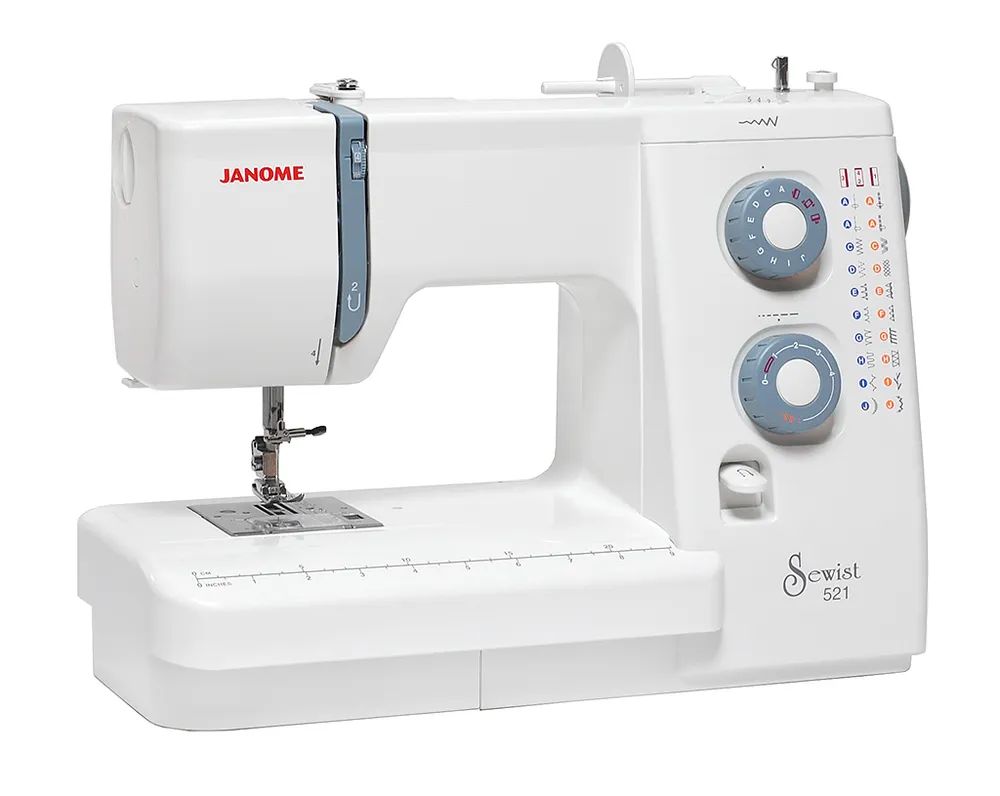 

Швейная машина Janome 525S белый, серый, 525S