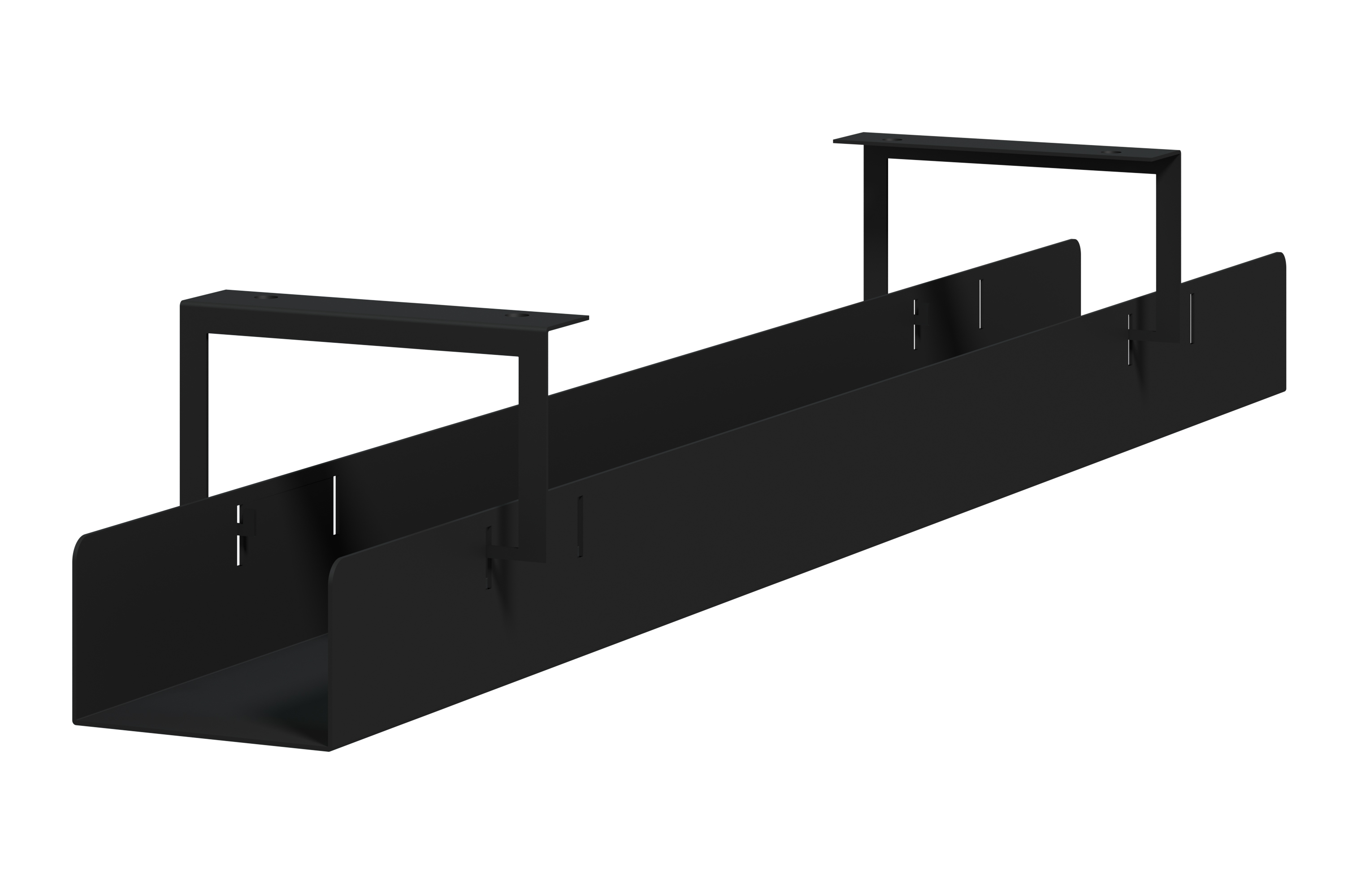 Кабель-канал для стола Ergostol Тао, 80 см, черный
